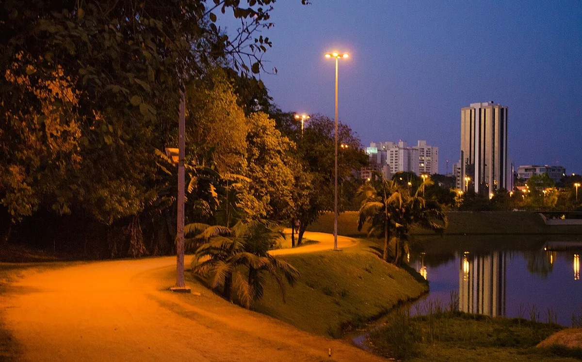 Vista do bairro Campolim em Sorocaba, São Paulo